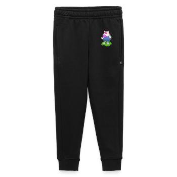 Unicorn Letter - Kids’/Teens' Premium Sweatpants - black - Front - AI Model Kid Male (0cm)