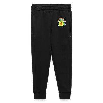 Magic Avocado – Licorne avec arc-en-ciel - Pantalon de survêtement enfant/adolescent premium - noir - Devant - AI Model Kid Male (0cm)