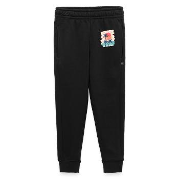 Beach Palm Trees Sunset Summer - Kids’/Teens' Premium Sweatpants - black - Front - AI Model Kid Male (0cm)