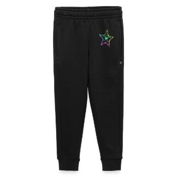colorful star abstract rainbow gradient - Kids’/Teens' Premium Sweatpants - black - Front - AI Model Kid Male (0cm)