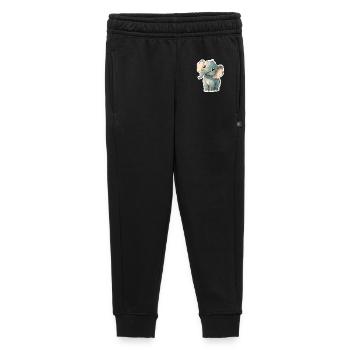 Cute elephant – gift idea for animal lovers - Kids’/Teens' Premium Sweatpants - black - Front - AI Model Kid Male (0cm)