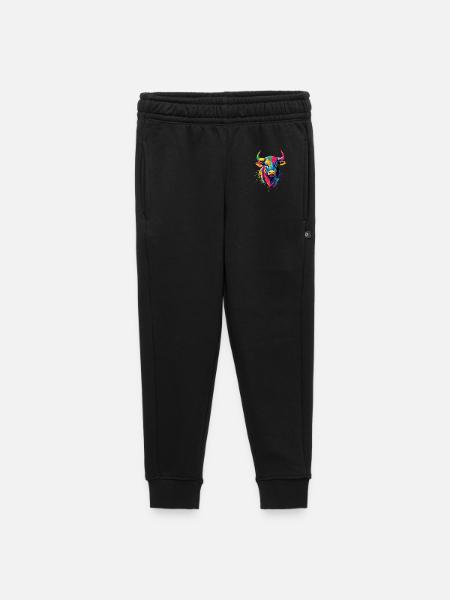 Stier Bulle Ochse Rind Bauernhof Kuh Taurus Bullen - Kinder/Teenager Premium Sweathose - Schwarz