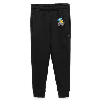 Banana Superhero with Monkey Motifs - Kids’/Teens' Premium Sweatpants - black - Front - AI Model Kid Male (0cm)