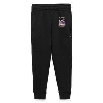 IRL : sombre, calme, peu de contacts | Introversion - Pantalon de survêtement enfant/adolescent premium - noir - Devant - AI Model Kid Male (0cm)
