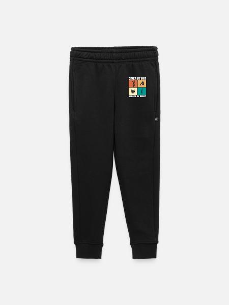 Diving diving board - Kids’/Teens' Premium Sweatpants - black - Front