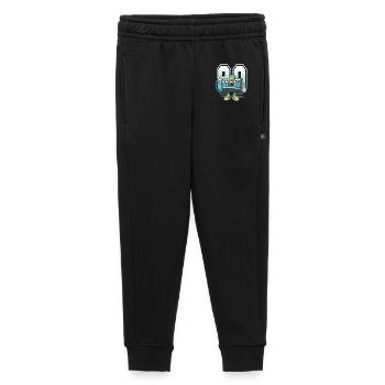 Hip_hop mix tape from the 80s - Kids’/Teens' Premium Sweatpants - black - Front - AI Model Kid Male (0cm)