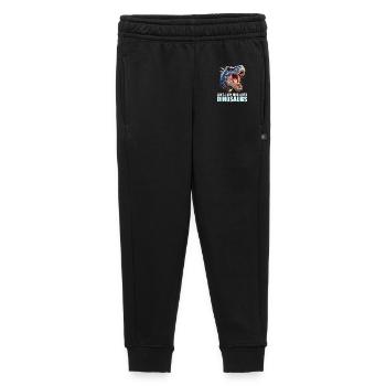 Dino Dinosaur Dinosaur - Kids’/Teens' Premium Sweatpants - black - Front - AI Model Kid Male (0cm)