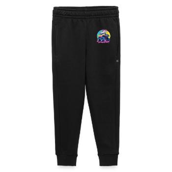 Licorne lumineuse sur monster truck - Pantalon de survêtement enfant/adolescent premium - noir - Devant - AI Model Kid Male (0cm)