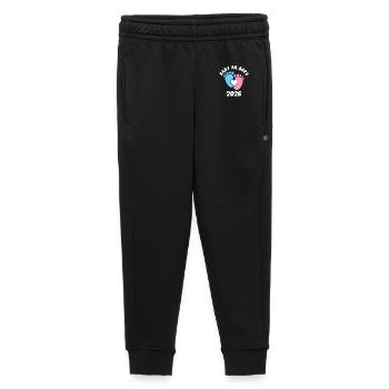 Future maman BÉBÉ À BORD 2026 Drôle - Pantalon de survêtement enfant/adolescent premium - noir - Devant - AI Model Kid Male (0cm)