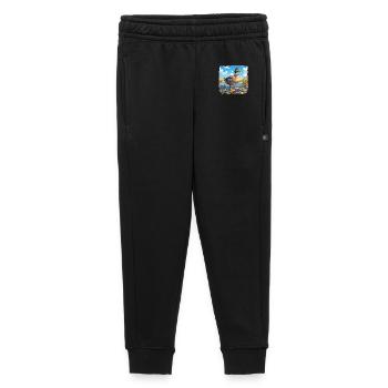 Ducks Duck - Kids’/Teens' Premium Sweatpants - black - Front - AI Model Kid Male (0cm)