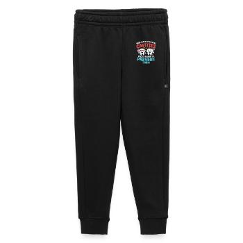 Karies Helden Zähne schützen - Kinder/Teenager Premium Sweathose - Schwarz - Vorne - AI Model Kid Male (0cm)