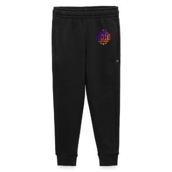 ÉDITION LIMITÉE 8E ANNIVERSAIRE 2018 - Pantalon de survêtement enfant/adolescent premium - noir - Devant - AI Model Kid Male (0cm)