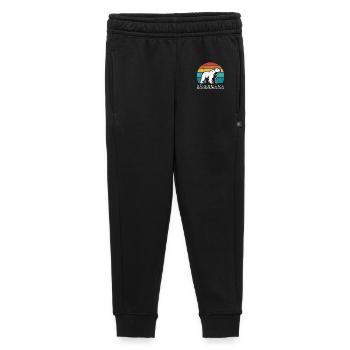 Expectant mother BEAR MAMA Soon to be mom Funny - Kids’/Teens' Premium Sweatpants - black - Front - AI Model Kid Male (0cm)