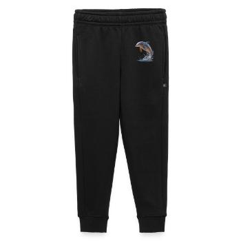 Dolphin Diver Dolphins Ocean Cute Dolphins Dolphin - Kids’/Teens' Premium Sweatpants - black - Front - AI Model Kid Male (0cm)