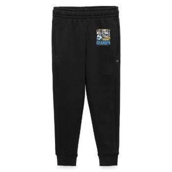 Volleyball Papa - Conception du joueur préféré - Pantalon de survêtement enfant/adolescent premium - noir - Devant - AI Model Kid Male (0cm)