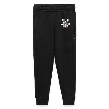 I'm Not Here Voluntarily Anti Smalltalk Office - Kids’/Teens' Premium Sweatpants - black - Front - AI Model Kid Male (0cm)