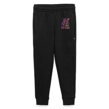 Just a girl who loves books - Kinder/Teenager Premium Sweathose - Schwarz - Vorne - AI Model Kid Male (0cm)