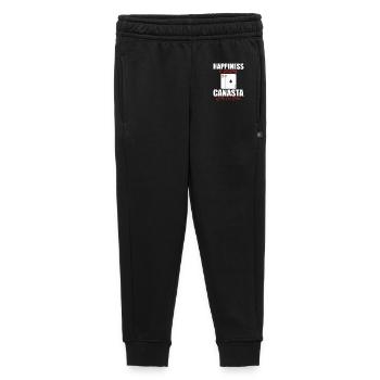 Canasta Luck: Playing cards with the girls - Kids’/Teens' Premium Sweatpants - black - Front - AI Model Kid Male (0cm)