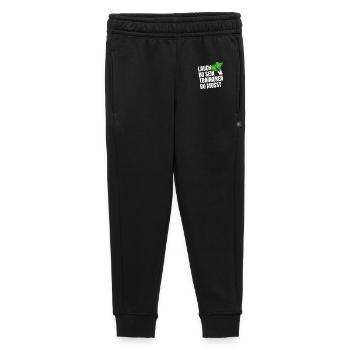 Kraftsport LAUCH DU SEIN TRAINIEREN DU MUSST - Kinder/Teenager Premium Sweathose - Schwarz - Vorne - AI Model Kid Male (0cm)