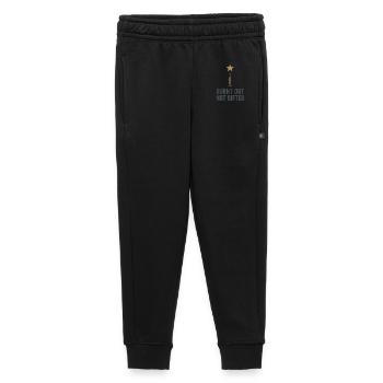 Highly gifted burnout graduate with academic - Kids’/Teens' Premium Sweatpants - black - Front - AI Model Kid Male (0cm)