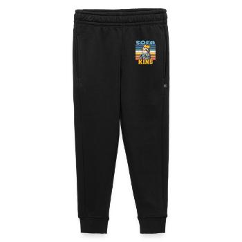 Gamer King - Kids’/Teens' Premium Sweatpants - black - Front - AI Model Kid Male (0cm)