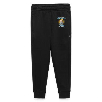 King with controller - Kids’/Teens' Premium Sweatpants - black - Front - AI Model Kid Male (0cm)