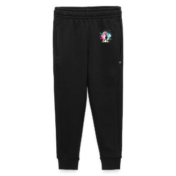 Golf, Golfer, Golfer Woman, Golf Graphic - Kids’/Teens' Premium Sweatpants - black - Front - AI Model Kid Male (0cm)