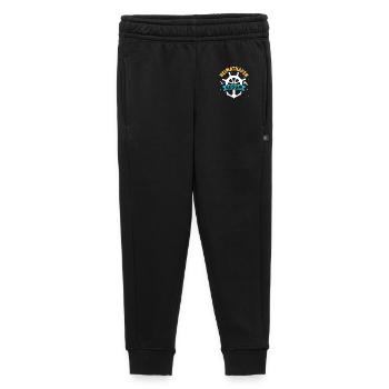 Sailors HEIMATHAFEN BÜSUM Funny North Sea - Kids’/Teens' Premium Sweatpants - black - Front - AI Model Kid Male (0cm)