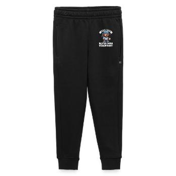 Official Best Dad Sleep Shirt Bear - Kids’/Teens' Premium Sweatpants - black - Front - AI Model Kid Male (0cm)