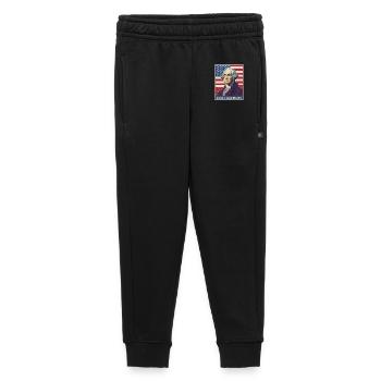George Washington - Kids’/Teens' Premium Sweatpants - black - Front - AI Model Kid Male (0cm)