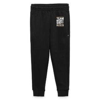 Night Shift Team: Better than Day - Kids’/Teens' Premium Sweatpants - black - Front - AI Model Kid Male (0cm)