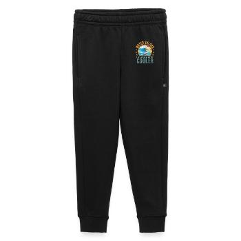 Ski nautique Fête des pères Papa Skieur de Papa Ski nautique - Pantalon de survêtement enfant/adolescent premium - noir - Devant - AI Model Kid Male (0cm)