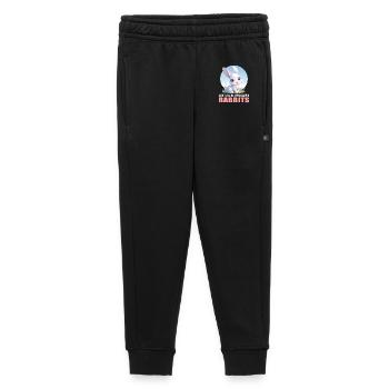 Bunny Bunny - Kids’/Teens' Premium Sweatpants - black - Front - AI Model Kid Male (0cm)
