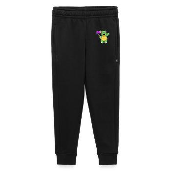 Turtle Smartphone - Kids’/Teens' Premium Sweatpants - black - Front - AI Model Kid Male (0cm)