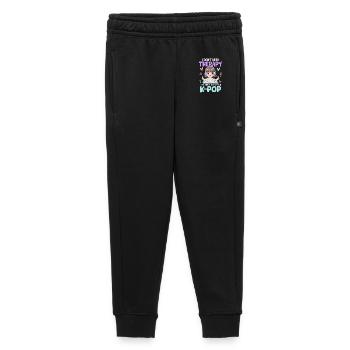 I Don't Need Therapy I Just Need To Listen K Pop - Kids’/Teens' Premium Sweatpants - black - Front - AI Model Kid Male (0cm)