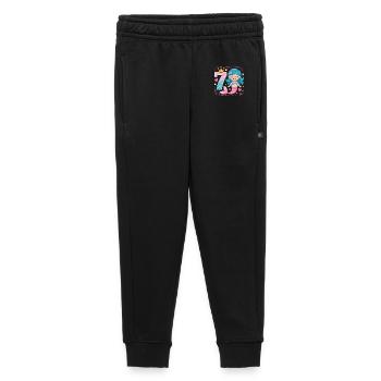 Sirène 7e ans - Pantalon de survêtement enfant/adolescent premium - noir - Devant - AI Model Kid Male (0cm)