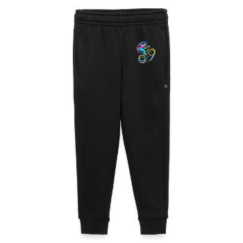 Cycliste de BMX - Pantalon de survêtement enfant/adolescent premium - noir - Devant - AI Model Kid Male (0cm)