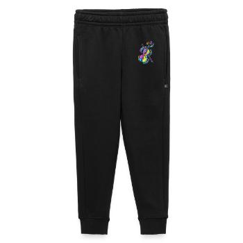 violin - Kids’/Teens' Premium Sweatpants - black - Front - AI Model Kid Male (0cm)