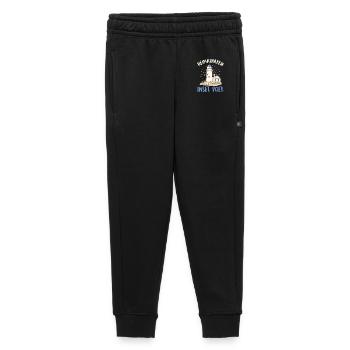 Baltic Sea Holiday HEIMATHAFEN INSEL POEL Lustig - Kids’/Teens' Premium Sweatpants - black - Front - AI Model Kid Male (0cm)