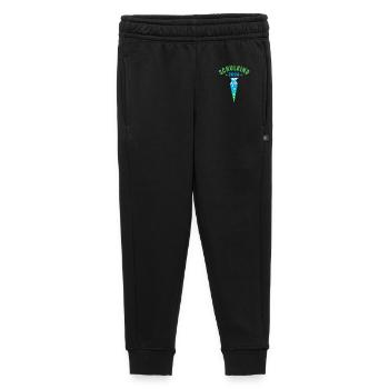 Schulkind 2026 Schultüte Sterne - blau grün - Kinder/Teenager Premium Sweathose - Schwarz - Vorne - AI Model Kid Male (0cm)