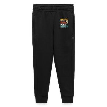Disc Golf Geschenke Discgolf - Kinder/Teenager Premium Sweathose - Schwarz - Vorne - AI Model Kid Male (0cm)