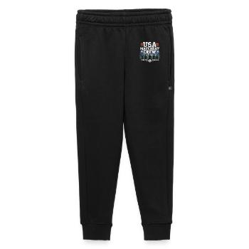 USA Matchday Crew – Soccer Fan - Kinder/Teenager Premium Sweathose - Schwarz - Vorne - AI Model Kid Male (0cm)