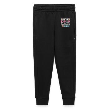 Je suis l’oncle d’anniversaire de la K-Pop - Pantalon de survêtement enfant/adolescent premium - noir - Devant - AI Model Kid Male (0cm)