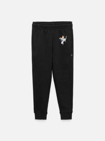 Fuchs Karate Kampfsport - Kinder/Teenager Premium Sweathose - Schwarz