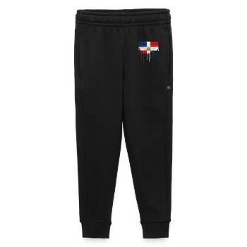 Dominican Dripping Flag - Kids’/Teens' Premium Sweatpants - black - Front - AI Model Kid Male (0cm)