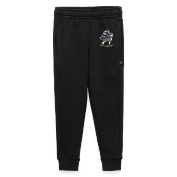 Chien Husky de Sibérie Arooo - Pantalon de survêtement enfant/adolescent premium - noir - Devant - AI Model Kid Male (0cm)