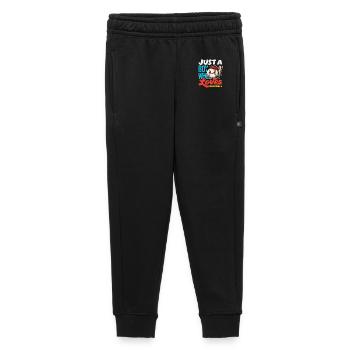 Just a Boy Who Loves Baseball Child - Kids’/Teens' Premium Sweatpants - black - Front - AI Model Kid Male (0cm)