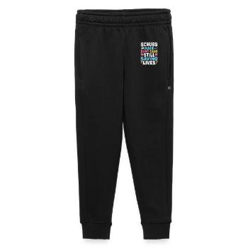Night Shift Nurse, Tired - Kids’/Teens' Premium Sweatpants - black - Front - AI Model Kid Male (0cm)