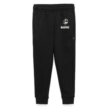 Magpies Magpie - Kids’/Teens' Premium Sweatpants - black - Front - AI Model Kid Male (0cm)