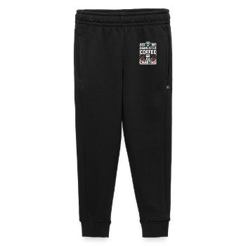 Night Shift Nurse, Tired - Kids’/Teens' Premium Sweatpants - black - Front - AI Model Kid Male (0cm)